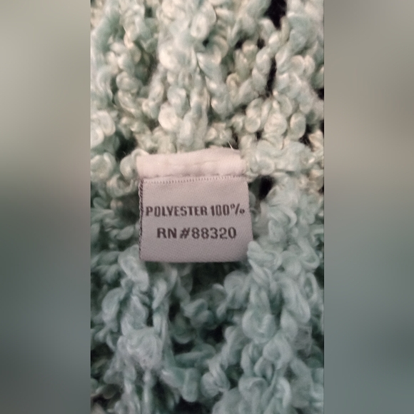 Teal Infinity Scarf - Picture 8 of 9